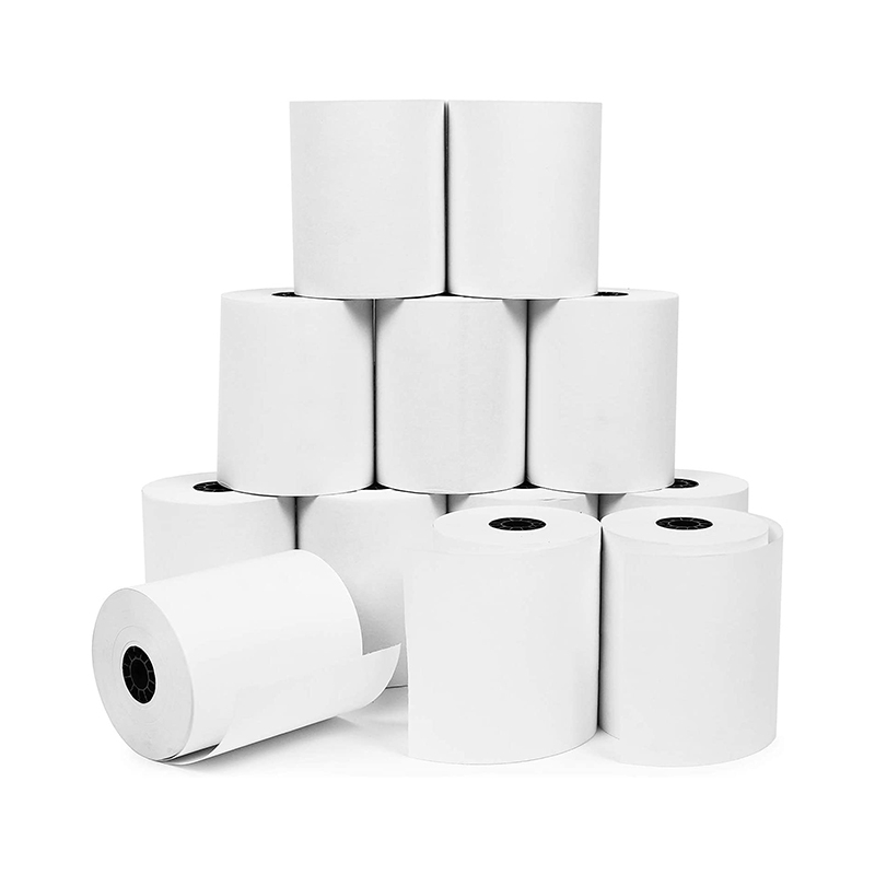 Rollo de papel térmico para cajero automático, recibo de caja, POS, banco, papel para caja registradora, 57x40mm, 80x80mm, 48gsm, 50gsm, 55gsm, 30mm, 40mm, 50mm, 60mm